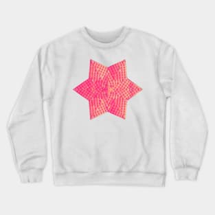Star Shape 3–D Art Crewneck Sweatshirt